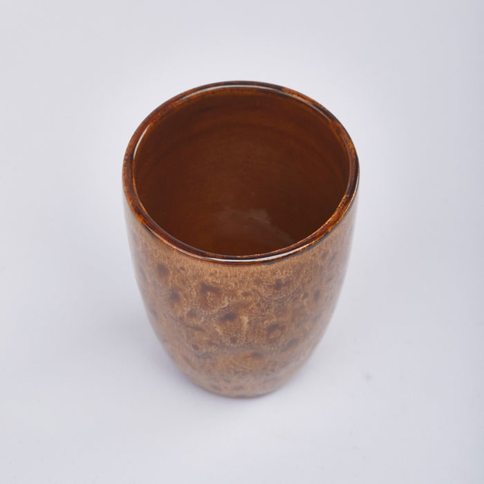 حامل فراشي أسنان من Aquanova Ugo - عسلي