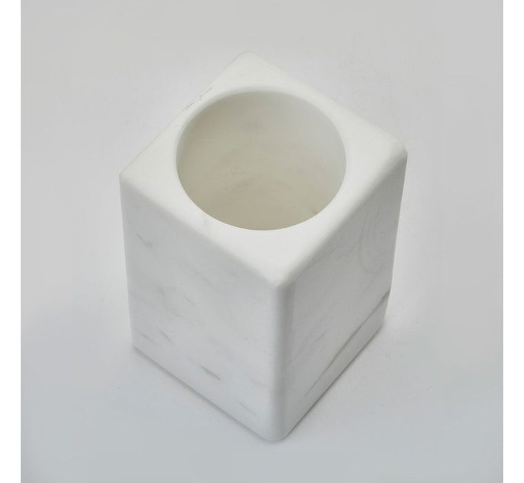 حامل فراشي أسنان من Aquanova Hammam - أبيض