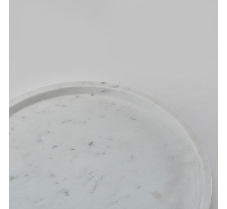 صينية مدورة من Aquanova Hammam - أبيض