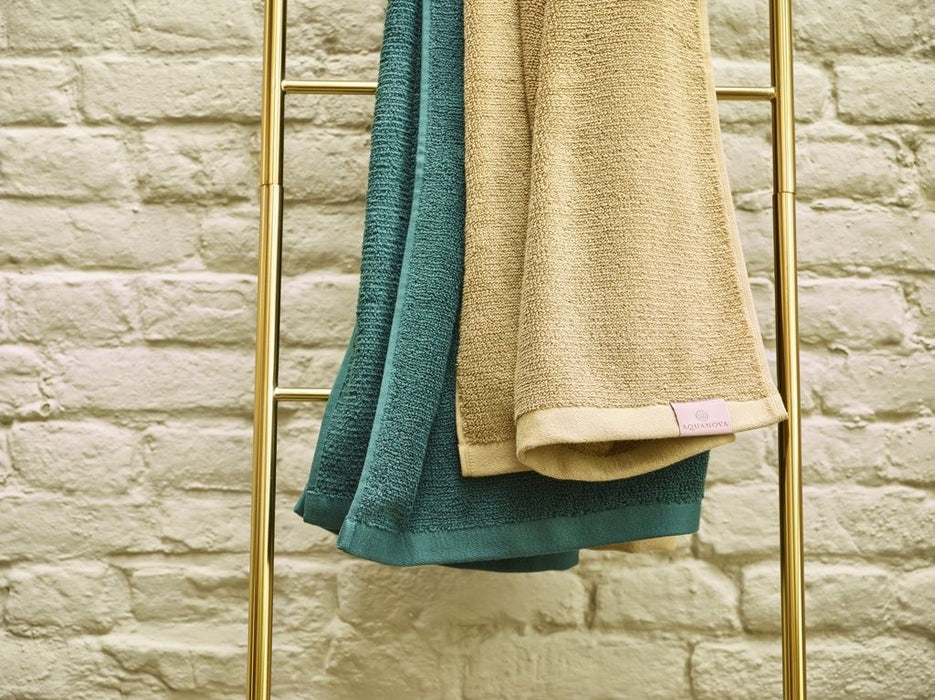 بشكير ضيوف قطن 30*50 سم من Aquanova Oslo - أصفر داكن