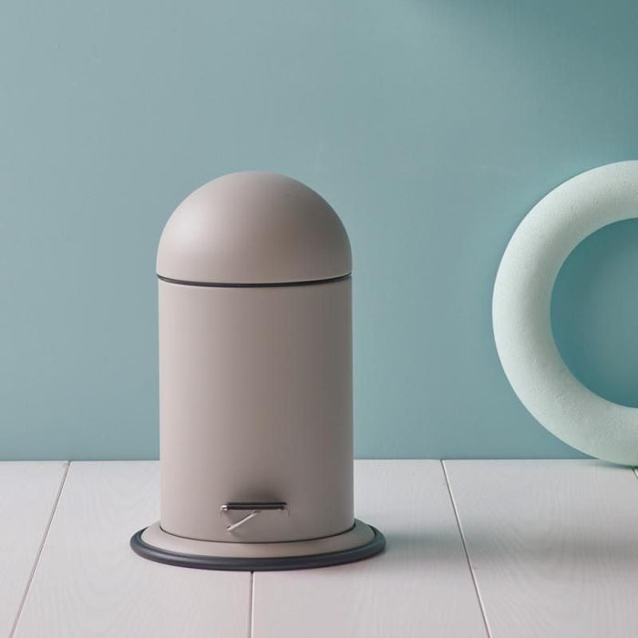 سلة قمامة 3 لتر من Aquanova Ona - رمادي فاتح