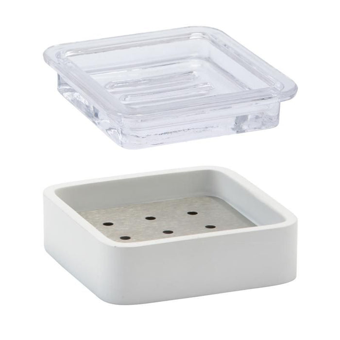 صحن صابون من Aquanova Ona - أبيض