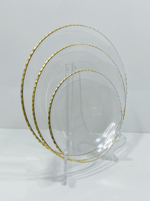 طبق حلويات 21 سم من Velvet - حافة ذهبي