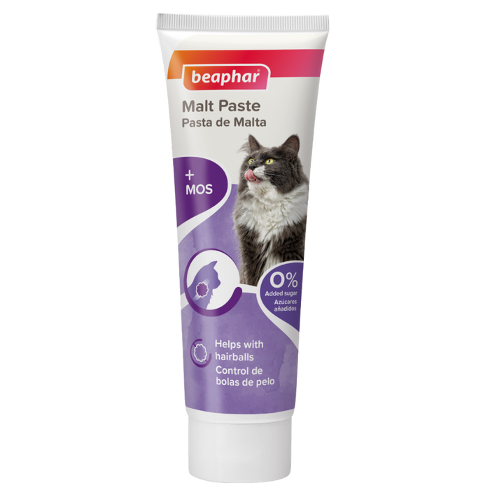 معجون مالت بيوفار 100 جرام للقطط، مع Bio-MOS لإزالة الشعر ودعم الفلورا.