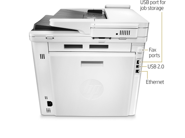 طابعة HP COLOR LASER JET MFP M283FDN طباعة ملونة عالية الجودة وواجهة سهلة الاستخدام