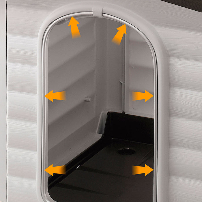 بيت كلاب خارجي راتنج مقاس 90 من Ferplast