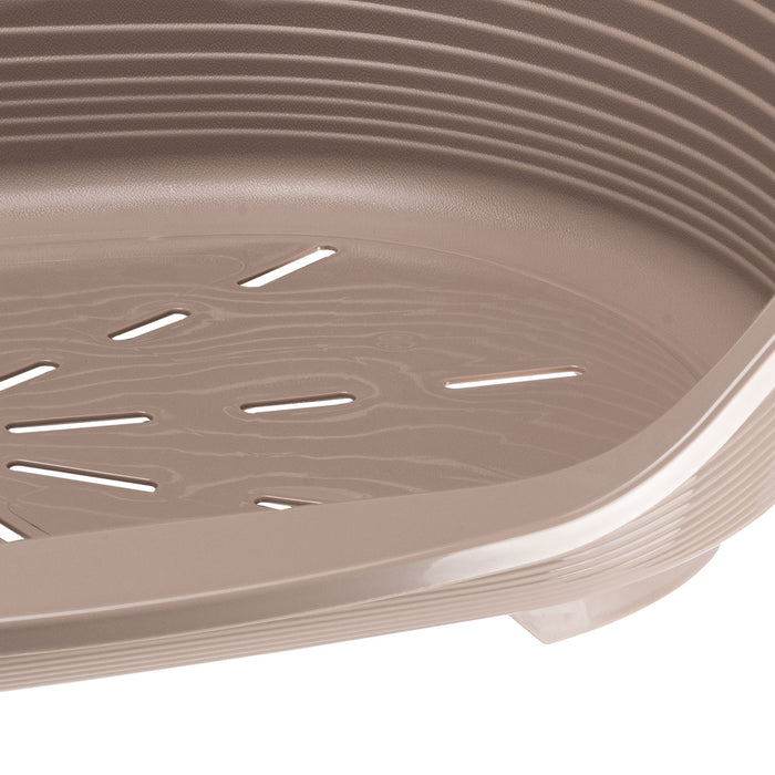 سرير بلاستيكي أزرق مقاس 4 للكلاب من Ferplast