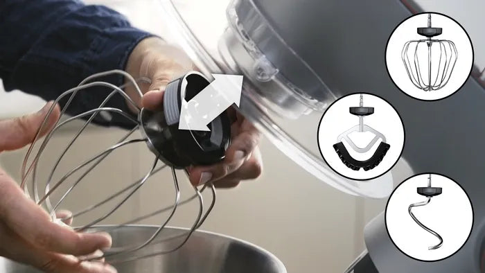 عجانة وخلاط أوبتيموم 1500 واط فضي من بوش Bosch