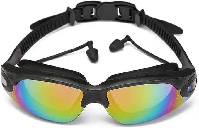 نظارة سباحة HIN WAVES مضادة للضباب بإطار مريح وحماية من UV