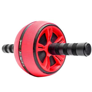 عجلة تمارين البطن واللياقة البدنية من تصميم قوي مع قاعدة مطاطية للثبات