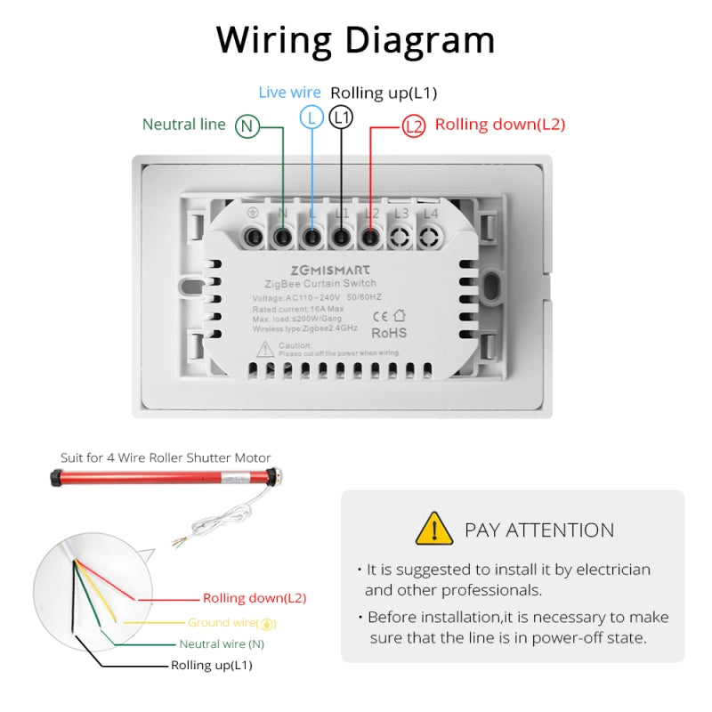 مفتاح ذكي اباجور احادي- Zigbee Mesh-Zemismart- - US Type -اسود مفتاح ذكي اباجور احادي- Zigbee Mesh-Zemismart- - US Type -اسود