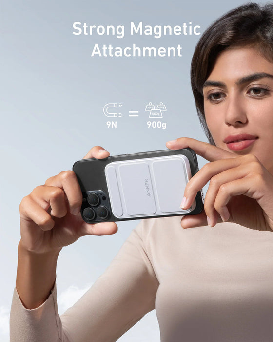 باور بانك مغناطيسي 5000MAH MagGo 7.5W للشحن اللاسلكي من Anker