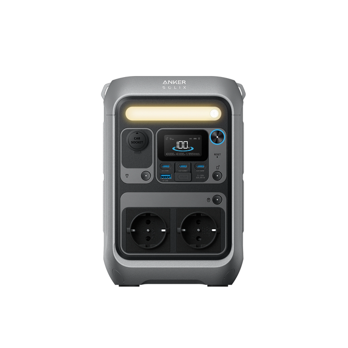 محطة طاقة محمولة 288Wh بخرج 300W وUSB-C 140W للشحن السريع من Anker