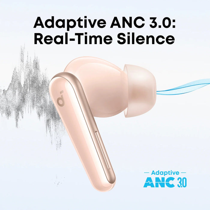 سماعات A3957H11 soundcore Liberty 5 أسود مع ANC 3.0 بعزل أقوى مرتين من Anker