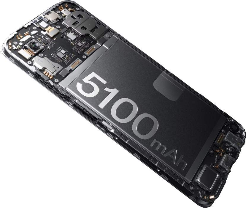 هاتف أوبو A3 بذاكرة رام 6 جيجابايت، تخزين 128 جيجابايت، وبطارية 5100 مللي أمبير - أبيض