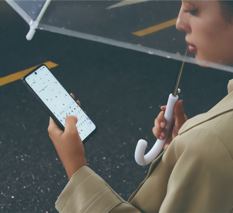 هاتف أوبو A3 بذاكرة رام 6 جيجابايت، تخزين 128 جيجابايت، وبطارية 5100 مللي أمبير - أبيض