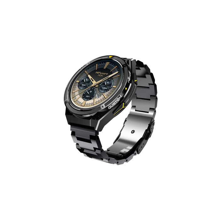 ساعة ذكية أكتيف (Active) شاشة AMOLED مقاس 1.43 بوصة ونظام GPS مع مقاومة 5ATM من HiFuture