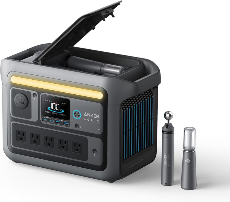 محطة طاقة محمولة 1200W لتشغيل الأجهزة في الخارج والطوارئ من Anker