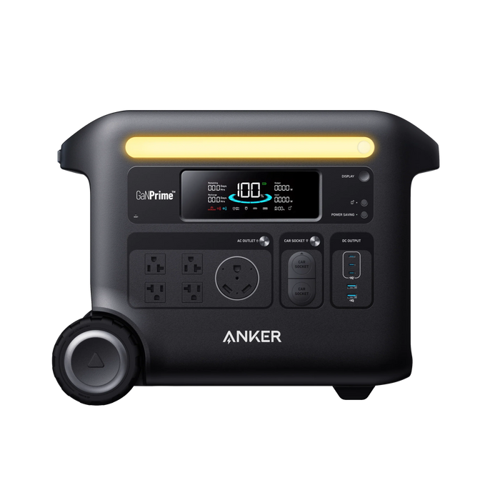 محطة طاقة محمولة Solix F2600 ببطارية LiFePO4 وعمر 10 سنوات من Anker