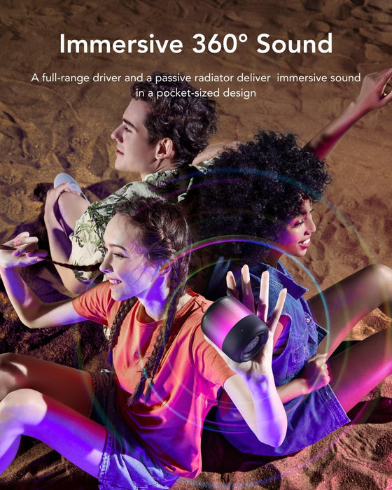 سماعة 8W بإضاءة 360° للحفلات مقاومة IP67 وتطفو من Anker