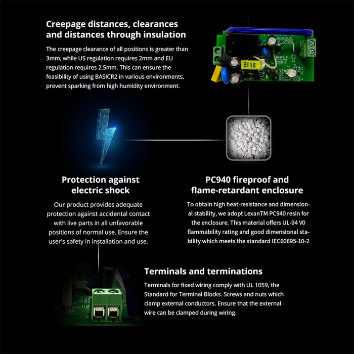 SONOFF BASICR2 مفتاح ذكي واي فاي 10 أمبير مع تحكم صوتي عبر Alexa وGoogle