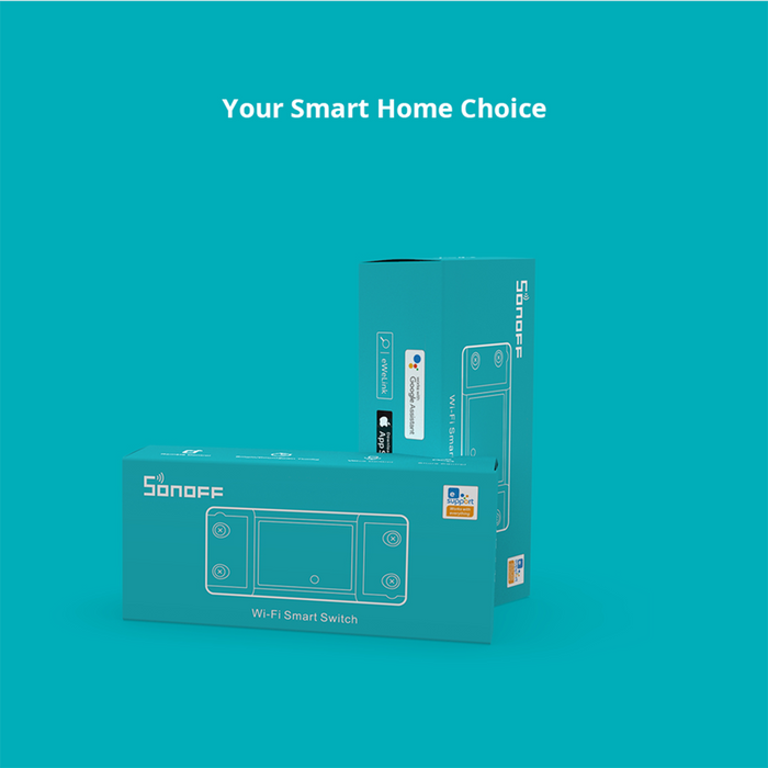SONOFF BASICR2 مفتاح ذكي واي فاي 10 أمبير مع تحكم صوتي عبر Alexa وGoogle