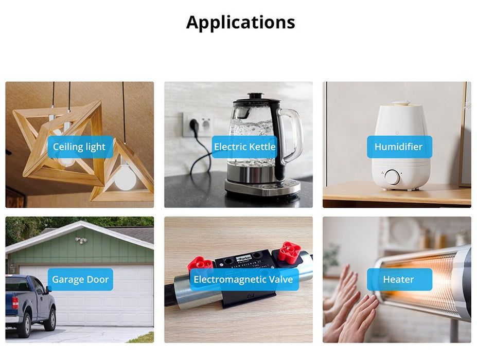 مفتاح ذكي واي فاي BASICR4 للتحكم في الإضاءة بسعة 2400 واط من sonoff