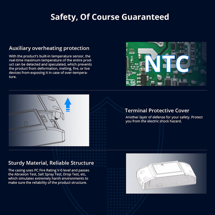 مفتاح ذكي واي فاي BASICR4 للتحكم في الإضاءة بسعة 2400 واط من sonoff