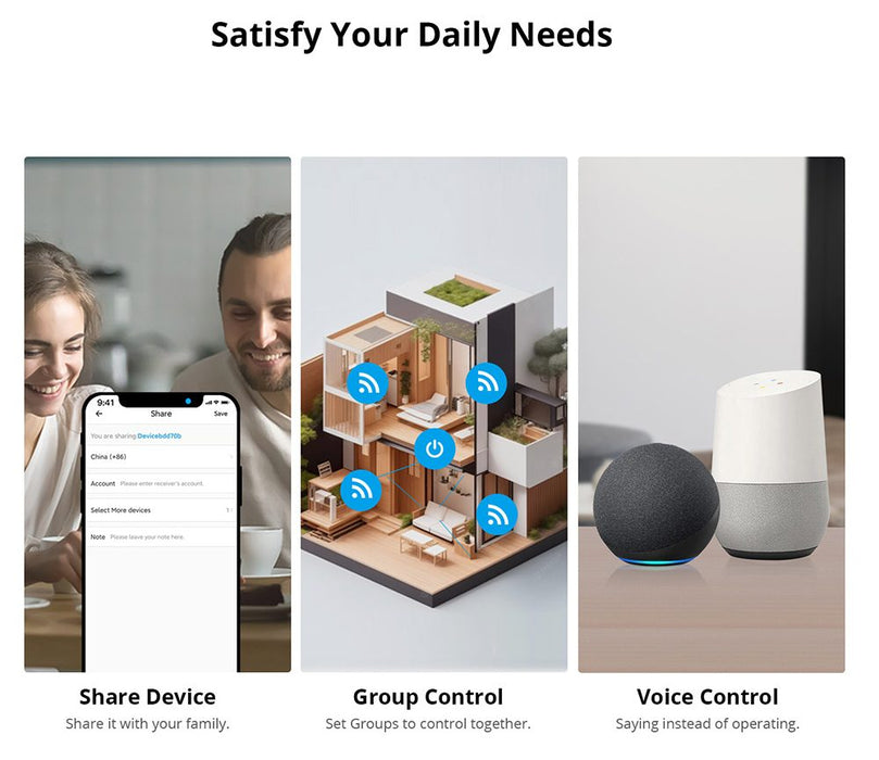 مفتاح ذكي واي فاي BASICR4 للتحكم في الإضاءة بسعة 2400 واط من sonoff