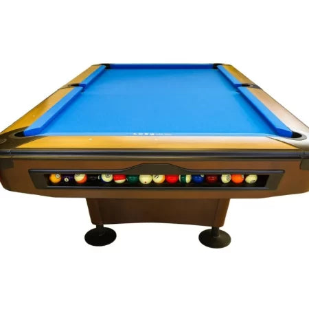 طاولة بلياردو 9-قدم Petra Gold Crown برخام طبيعي وقماش MG 700 عالي الجودة