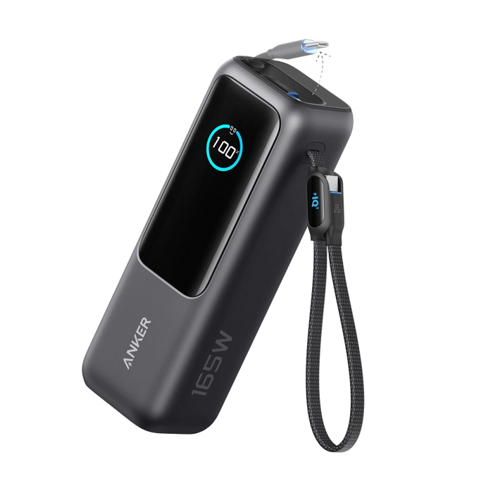باور بانك 25000MAH بقدرة 165W وشحن سريع للحواسيب من Anker