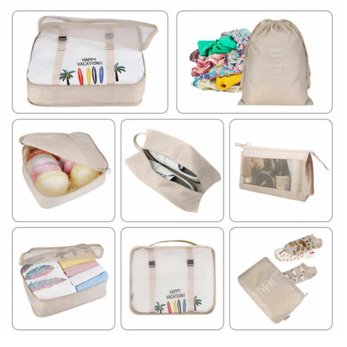 طقم منظمات حقائب سفر 8 قطع