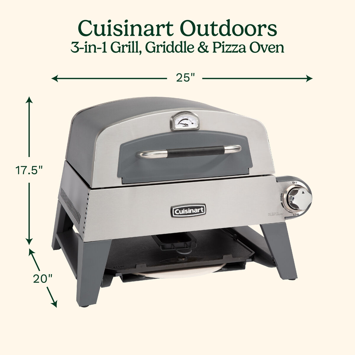 Cuisinart 3-in-1 Grill, Bake Pan, and Pizza Oven Cuisinart 3-in-1 Grill, Bake Pan, and Pizza Oven