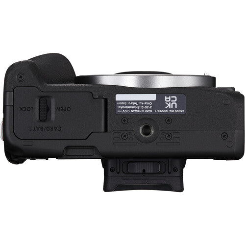 كاميرا كانون EOS R50 بدقة 24.2 ميجابكسل وفيديو 4K UHD 30p مع عدسة وميكروفون من Canon