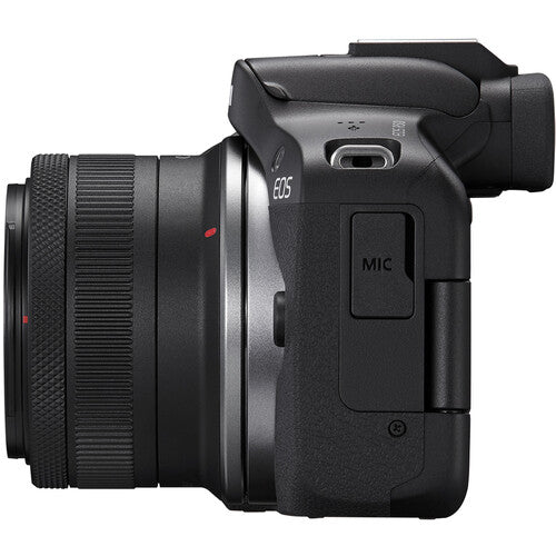 كاميرا كانون EOS R50 بدقة 24.2 ميجابكسل وفيديو 4K UHD 30p مع عدسة وميكروفون من Canon