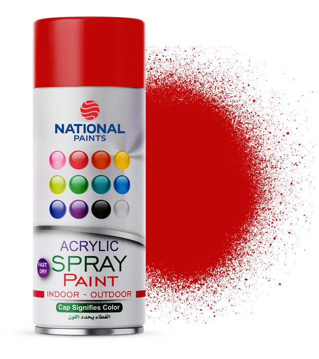 Red spray paint - National 