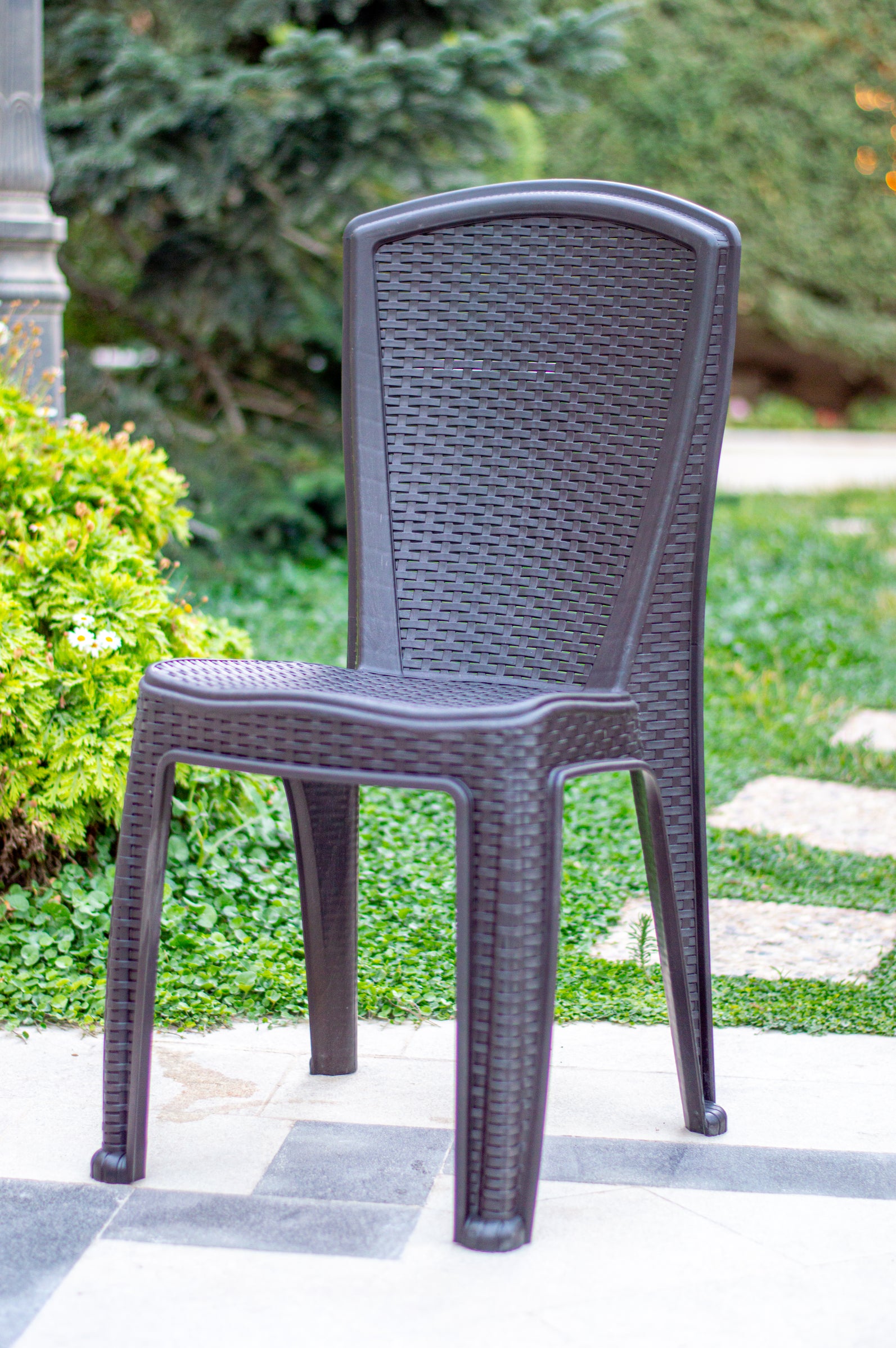 Samba's practical plastic rattan chair Samba's practical plastic rattan chair