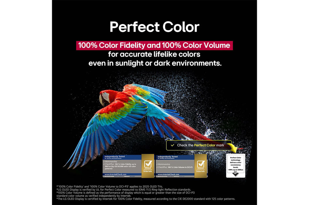 تلفزيون LG OLED evo AI C5 مقاس 55 بوصة بدقة 4K 144Hz ومدعوم بجهاز التحكم AI Magic remote وواجهة webOS25 طراز عام 2025