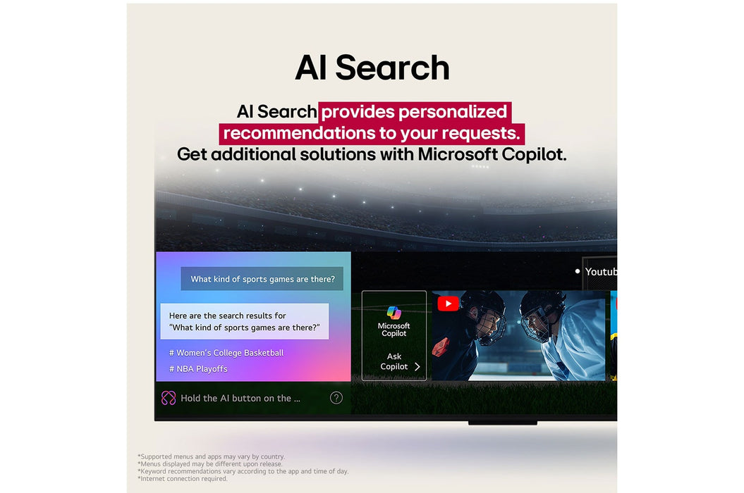 تلفزيون LG QNED evo AI QNED86 ‏100 بوصة MiniLED بدقة 4K و120Hz، ريموت سحري، نظام webOS25 إصدار 2025