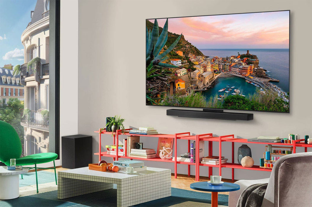تلفزيون LG OLED evo AI C5 مقاس 55 بوصة بدقة 4K 144Hz ومدعوم بجهاز التحكم AI Magic remote وواجهة webOS25 طراز عام 2025