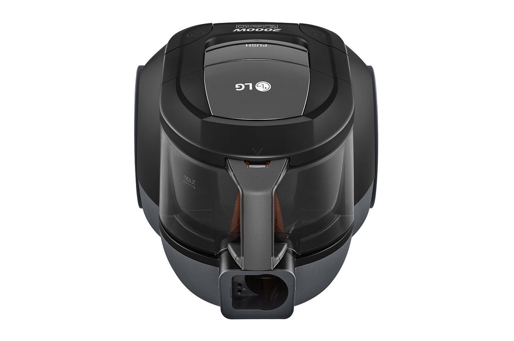 مكنسة كهربائية بدون كيس، سعة الغبار 1.3 لتر، قوة شفط طويلة الأمد، 2000 واط من LG