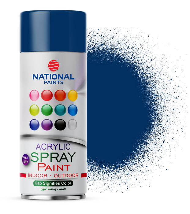 Dark blue spray paint - National