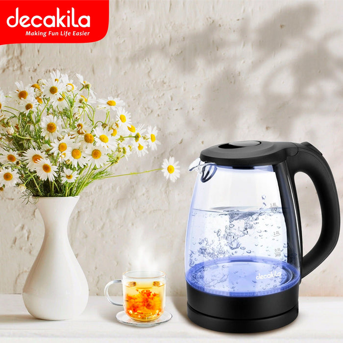 Glass kettle (blocks) with DECAKILA base 