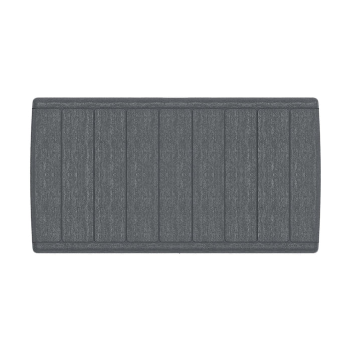 خزانة تخزين حدائق مع قفل وأرضية مدمجة من كوزموبلست – سعة 416 لتر