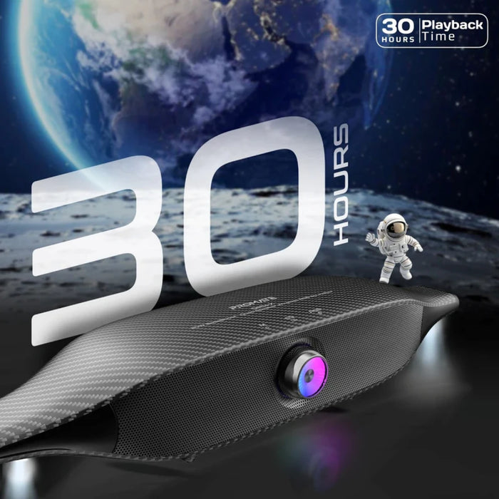 مكبر صوت لاسلكي Delta-X بقوة 20 واط مع إضاءة RGB و4 مكبرات صوت من بروميت