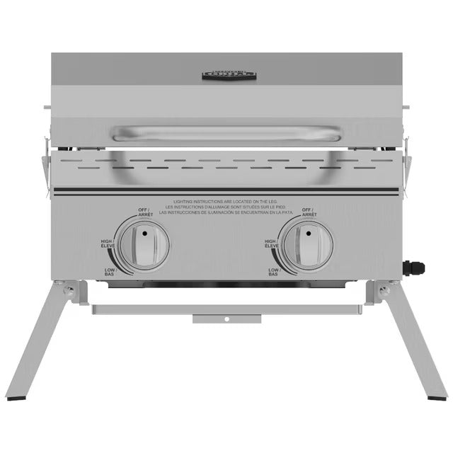 Expert Grill 2-Burner Portable Gas Grill - Stainless Steel, Compact and Powerful Expert Grill 2-Burner Portable Gas Grill - Stainless Steel, Compact and Powerful