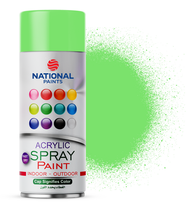 Luminous phosphorescent spray paint - National