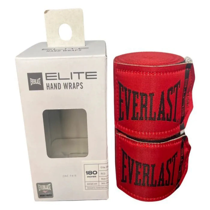 لفائف يد للملاكمة من Everlast Elite، 180 انش، حماية مرنة ودعم ممتاز