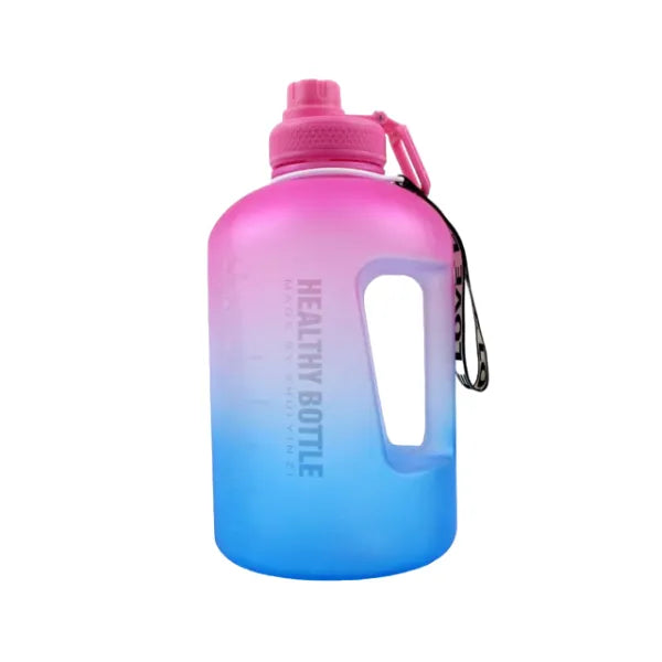 قارورة ماء رياضية سعة 2200 مل من مواد عالية الجودة - تصميم مانع للانزلاق