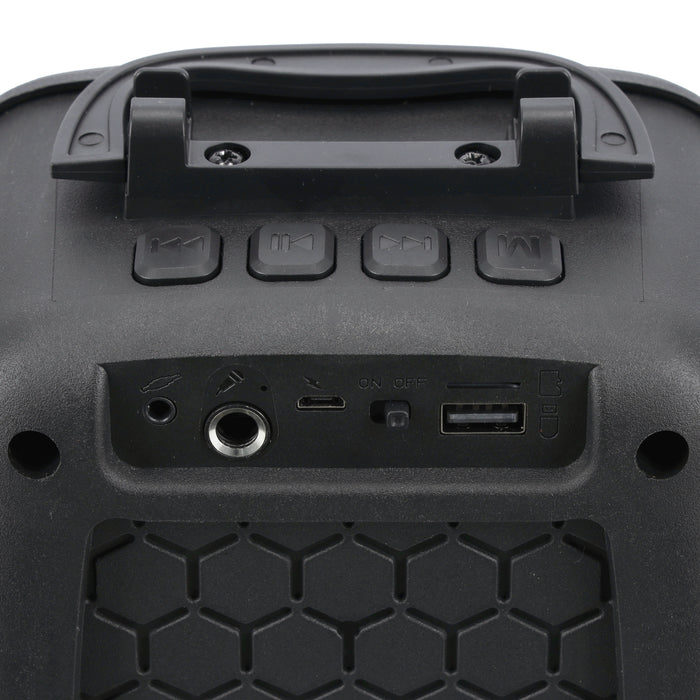 سماعة بلوتوث جيباس مع مايكروفون وإضاءة LED وجودة صوت استثنائية